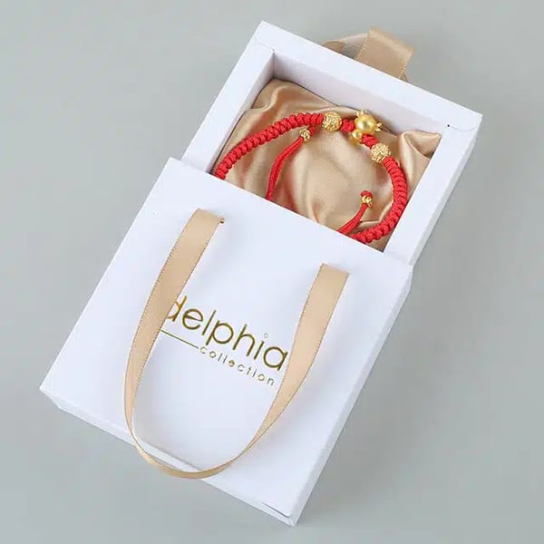 Custom Cardboard Bracelet Drawer Boxes with Handle