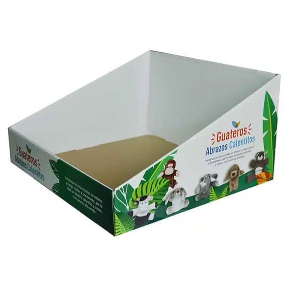 Custom Printed Corrugated Counter Display Box