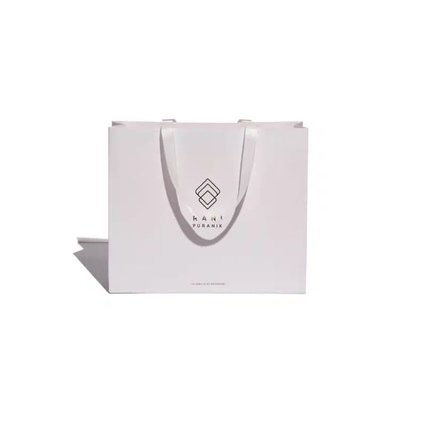 Custom White Paper Bags