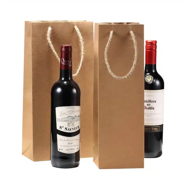 Custom Paper Wine Bags