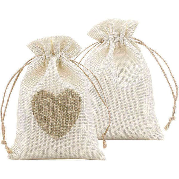Custom Linen Gift Pouch