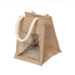 the empty custom small jute bag