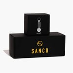 a square shape custom black economy mailer box put on top of a long shape one