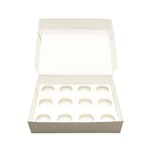 a white custom cardboard box with custom paperboard insert
