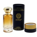 one-black-and-gold-custom-cosmetic-push-up-tube-with-a-bottle-of-perfume-besides