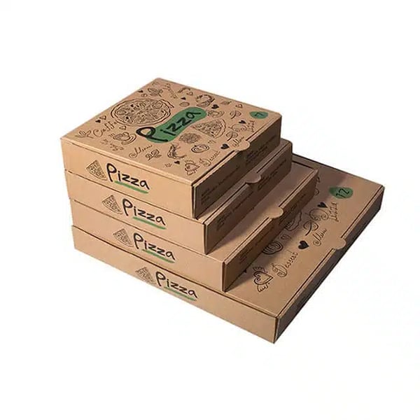 Custom Printed Pizza Style Folding Carton Box