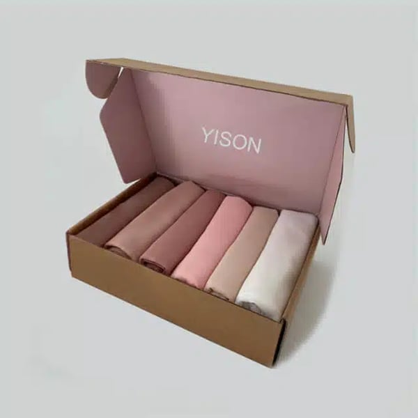 Custom Printed Square Folding Gift Box for Scarf