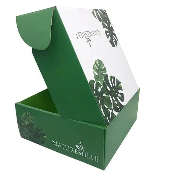 Custom Green Printed Box