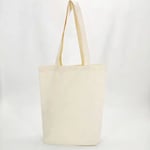 the front of the custom blank canvas tote bag