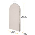 the dimensions of the custom cotton garment bag