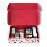 one printed custom wholesale corrugated mailer box full of makeup