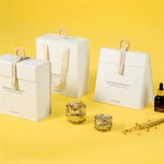 three custom recyclable luxury cardboard skin care boxes in different styles