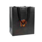 one black custom recycled gift paper bag