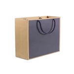 one kraft custom recycled gift paper bag