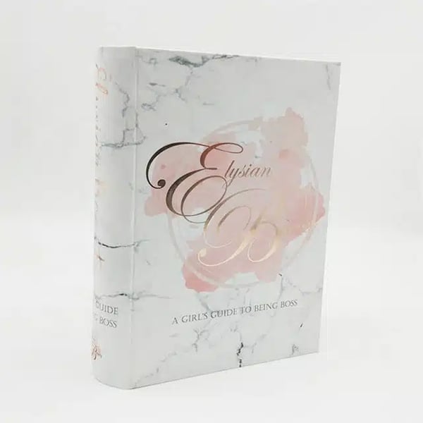 Custom Luxury White Book Shaped Magnetic Box