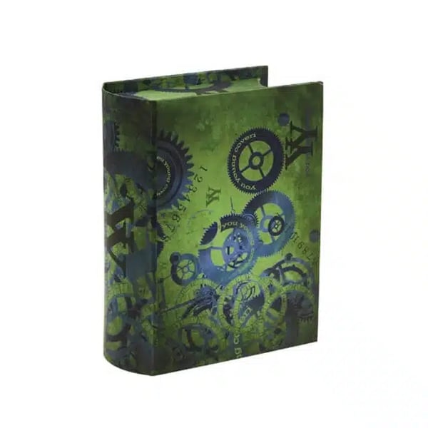 Custom Green Decoration Magnetic Book Style Box