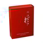 the top of the custom magnetic style fake book shaped gift box