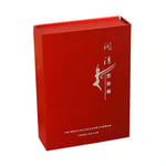 the top of the custom magnetic style fake book shaped gift box