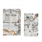 the top of two custom color printing magnetic book style rigid boxes in different sizes