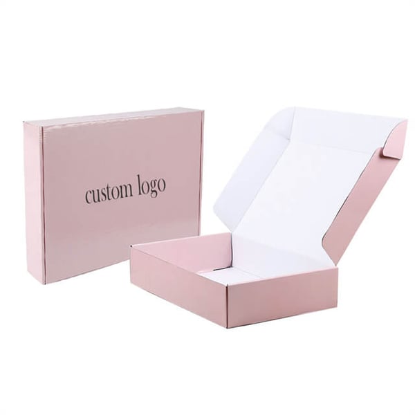 Custom Pink Mailer Box