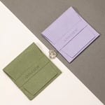 the front of two Microfiber Envelope band Pouches in different colours