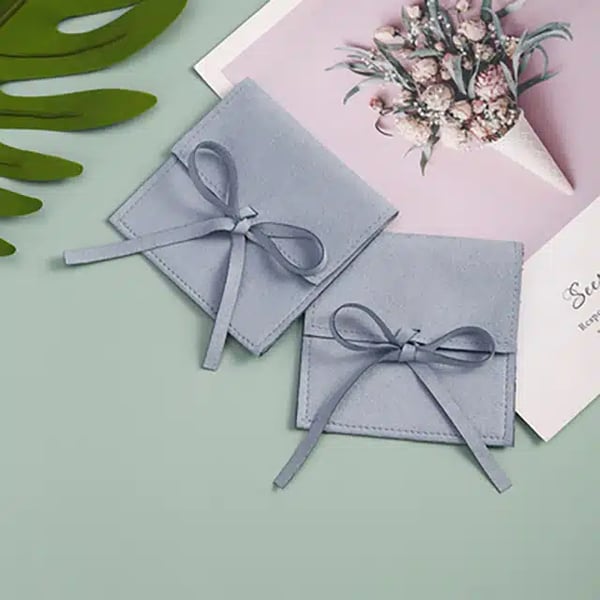 Custom Microfiber Envelope Center String Pouch