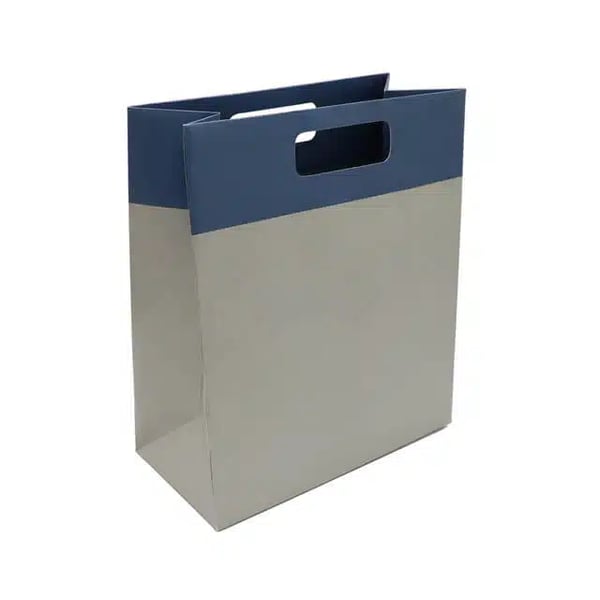 Custom Luxury Boutique Paper Bag With Die-cut Handles