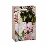 the printed custom coloful paper bag with die-cut handles