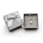 one necklace box of custom jewelry gift boxes with lid silver set