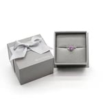 one ring box of custom jewelry gift boxes with lid silver set