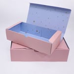 the inside of the custom color printed roll end tuck top box