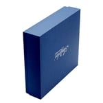 the side and front of the custom luxury magnet rigid box with hinged lid