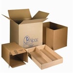 a bunch of custom wholesale shipping cartons