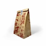 the side of one Custom Printed SOS Paper Bag