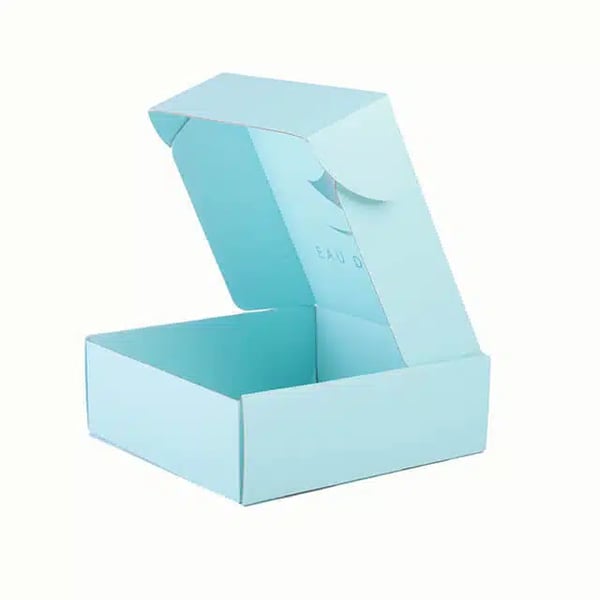 Custom Tuck Top Blue Mailer Box