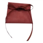 the front of one red Custom Velvet Envelope Center String Pouch