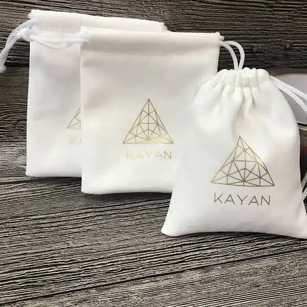 Custom Velvet Drawstring Pouch