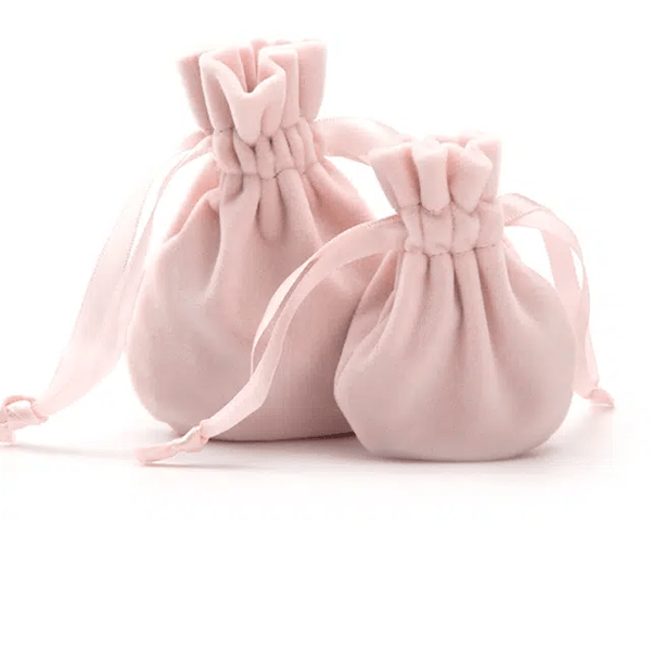 Custom Velvet Round Pouch